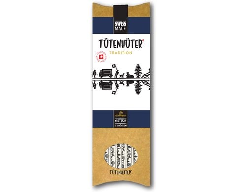 böörds Tütenhüter Set 6 Stk Tradition 3x Grössen, 14cm, 18cm, 22cm