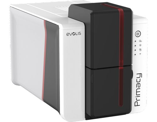 Evolis Primacy 2 d. Expert LED USB Ethernet, Black-Red, Cleaning Kit, Duplex