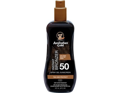 AustralianGold Spray Gel mit Bronzer SPF50 237 ml