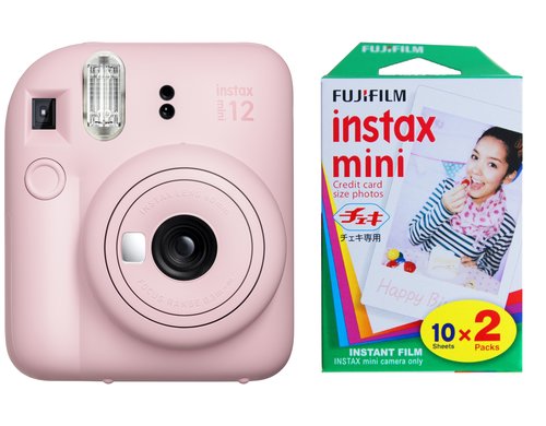 Fujifilm Instax Mini 12 Pink KIT Inkl. 2 x Duo Pack