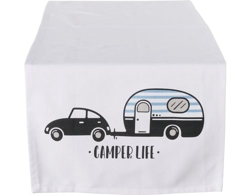 Boltze Tischläufer Camper LxBxH: 140 x 40 cm