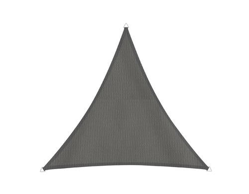 Sonnensegel Dreieck 3m, anthrazit Spanngurten. UV-Schutz 50+.