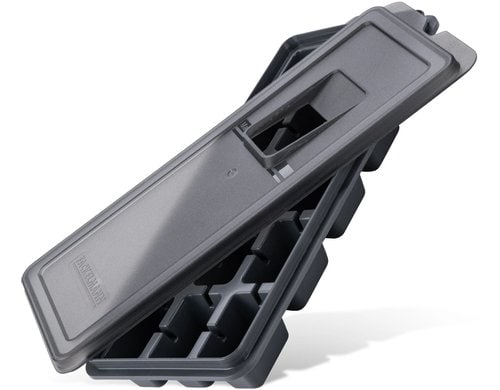 Fackelmann  Eiswürfelform mit Deckel schwarz