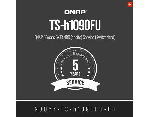 QNAP 5 Jahre 5X13 NBD (onsite) Service (CH) NBD5Y-TS-h1090FU-CH, Electronic copy