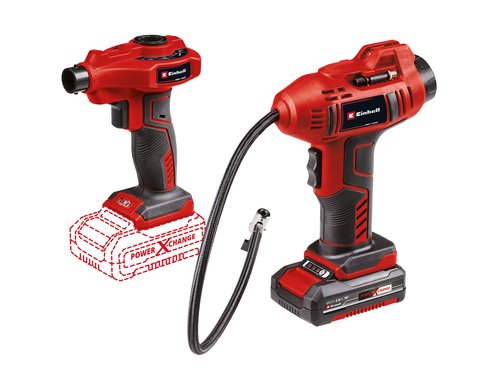 Einhell Maschinen-Set (Auto) CE-AP 18+CE-CC 18+2,0 Ah Kit