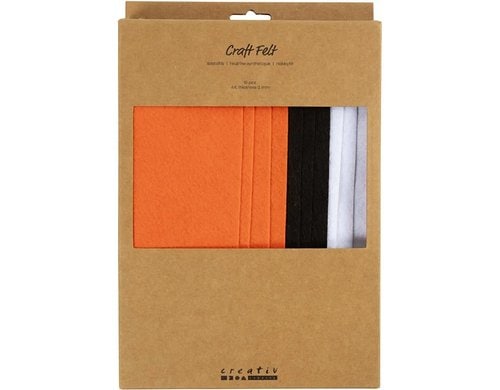 Creativ Company Bastelfilz A4 10 Stück, sortiert