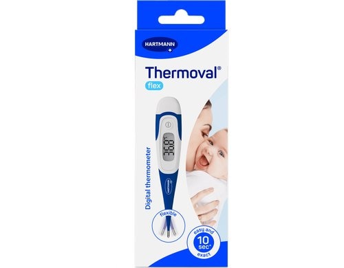Thermoval® kids flex Fieberthermometer Flexible Mess-Spitze