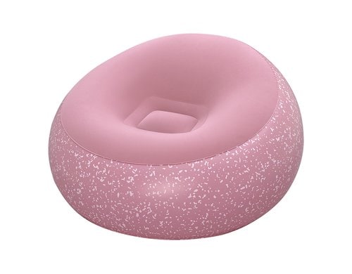 Bestway aufblasbarer Sessel Inflate, Rosa 112x112x66 cm, inkl. Flickzeug