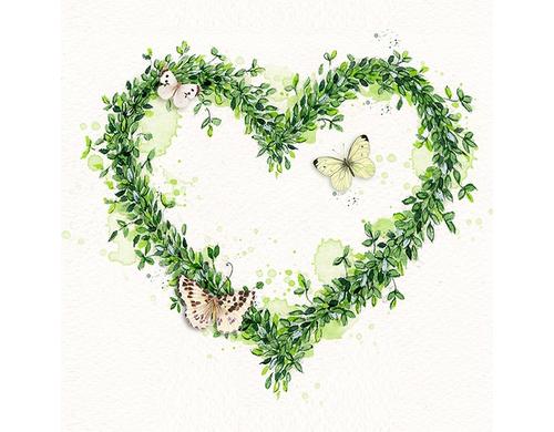 B+C Servietten Green Dream 33x33 cm, 20 Stück