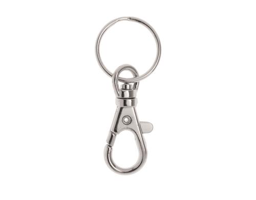 Glorex Schlüsselanhänger mit Karabiner Ring: 25 mm