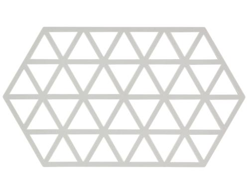 Zone Topfuntersetzer Triangles hellgrau Grösse 24x14cm, Anzahl 1 Stück