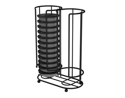 Xavax Kaffee-Kapselständer für Tassimo für 26 Kapseln, Schwarz matt