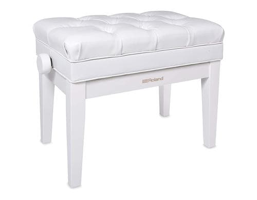 Roland RPB-500PW Polished white Vinyl Seat, Aufbewahrungsfach