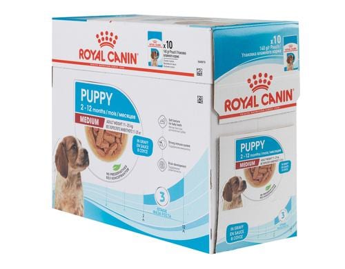 Royal Canin NF Health Nutrition 10x140g Medium Puppy Sauce