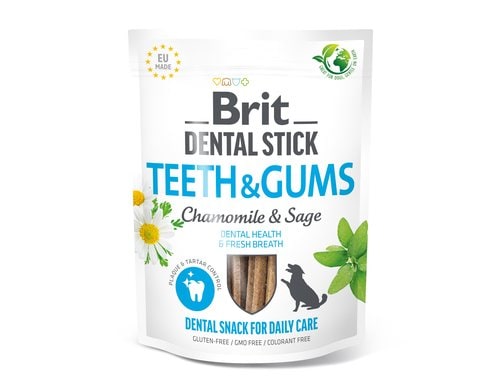 Brit Dental Stick Kamille & Salbei 251g Zähne & Zahnfleisch, 7 Stk.