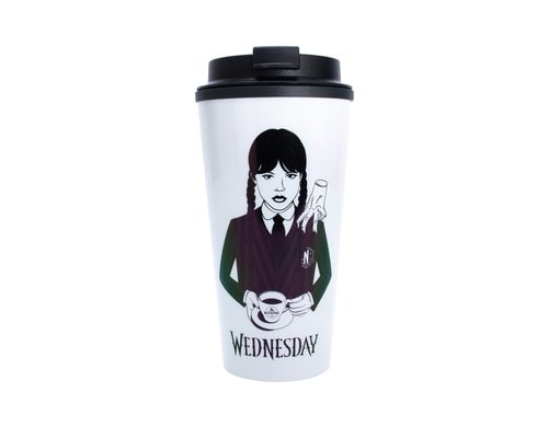 Wednesday - Thermo Kaffebecher Fanartikel aus dem Wednesday-Universum
