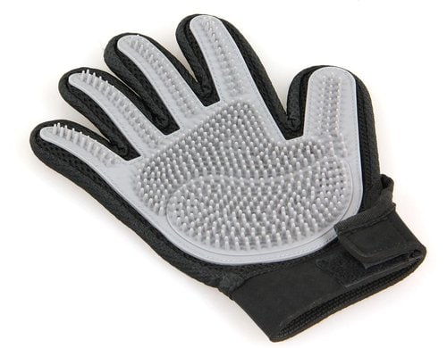 Swisspet Care Pflegehandschuh PF2 grau L=24.5x17cm