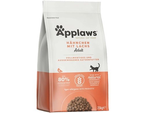 Applaws Trockenfutter Huhn / Lachs 7.5 kg