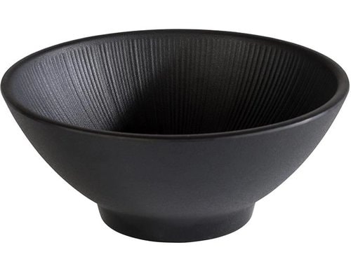 APS Bowl Nero Rund 0.5 Liter, Schwarz
