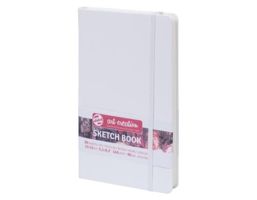 Talens Skizzenbuch 13 x 21 cm 140g/m2, 80 Bogen, gebunden, weiss