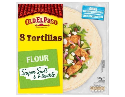 Old El Paso Flour Tortilla 326g