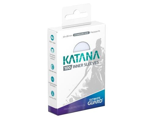 Ultimate Guard Katana Inner Sleeves Standardgrösse Transparent (100)