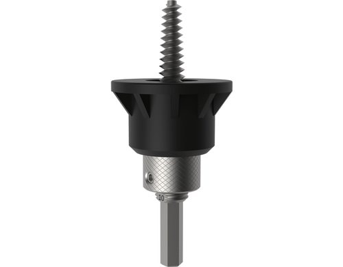 Dübelix Dübelentferner schwarz Dübel Entferner, Messschablone,