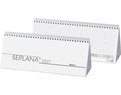Biella Pultkalender Seplana Steller 2027 1W/2S, 29,8 x 11,7 cm