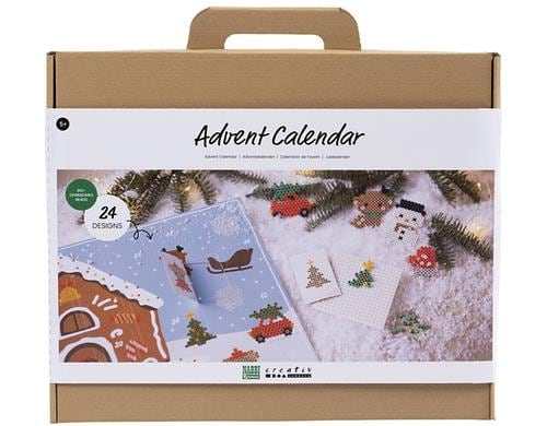 Creativ Company Adventskalender Bügelperlen Biio, 24 Designs, gefüllt