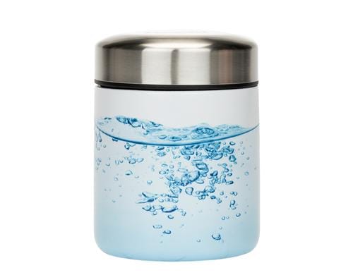 KOOR Food Pot Thermo 400ml Water Blue Edelstahl, doppelwandig