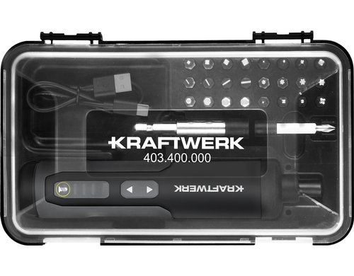Akku-Bit-Stabschrauber Satz 3.6V mit USB-C 1/4, 28-tlg.