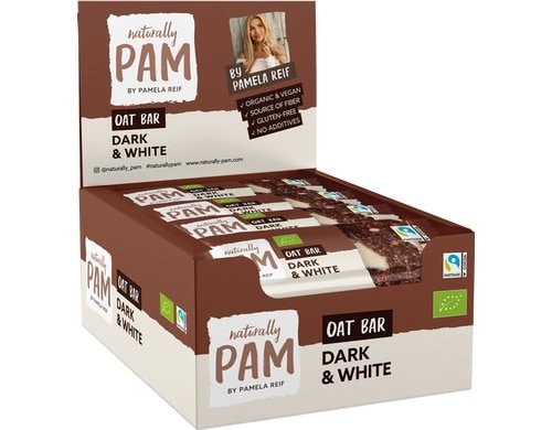 Bio Oat Bar - Dark & White 12 x 40 g