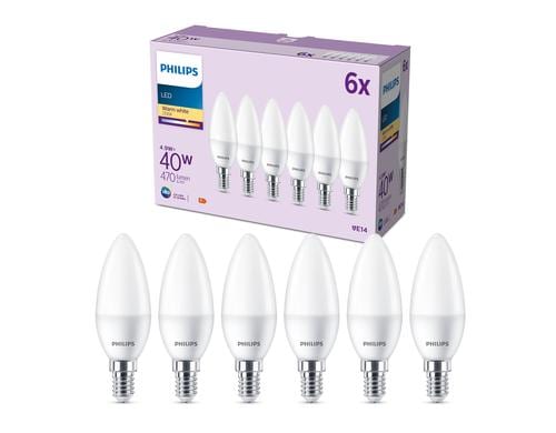 LED 40W B35 E14 WW FR ND 6CT/6 EC LED 40W B35 E14 WW FR ND 6CT/6 EC