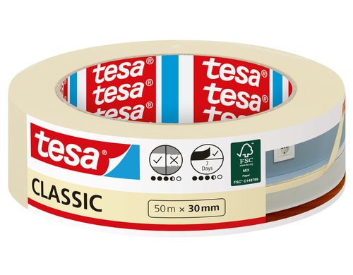 Malerband CLASSIC 50 m x 30 mm