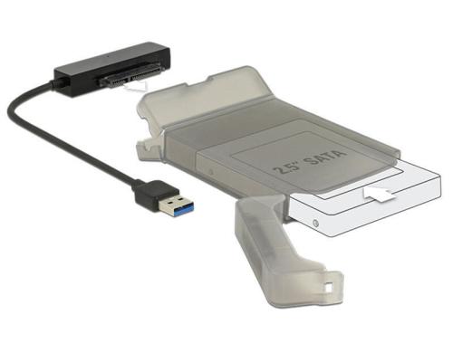 Delock 62742 Konverter USB 3.0 zu SATA Mit Schützhülle 2.5