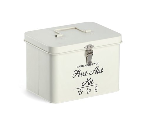 Zeller Present Medikamentenbox First Aid Metall, 22.4x17x16 cm