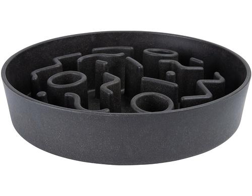 District70 Bamboo Dog Slow Feeder ø 28 cm, Dark Grey