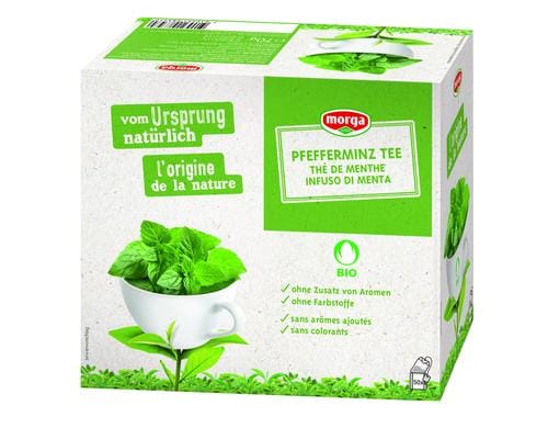 Morga Bio Pfefferminz Tee 50 Beutel