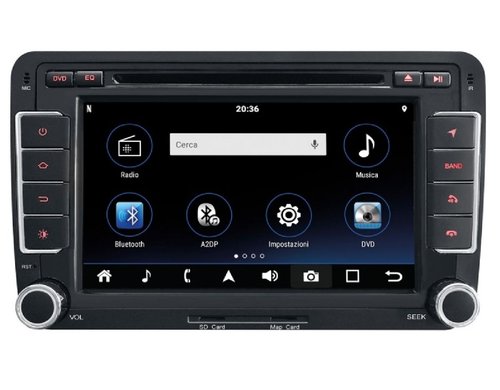 Mediastation 7 DVD, DAB+ inkl. Navi Europa Custom Fit Volkswagen