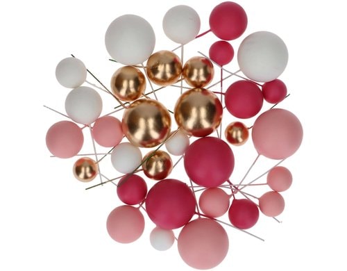 Backshop Simply Making Bubbles Einstecker Set 32 Stk, Pink