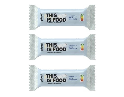 YFood High-Protein Riegel 3x60g KIT Coconut & White Chocolate