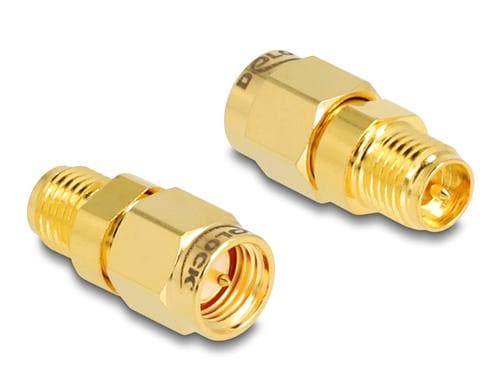 Delock Adapter RP-SMA zu SMA Buchse zu Stecker