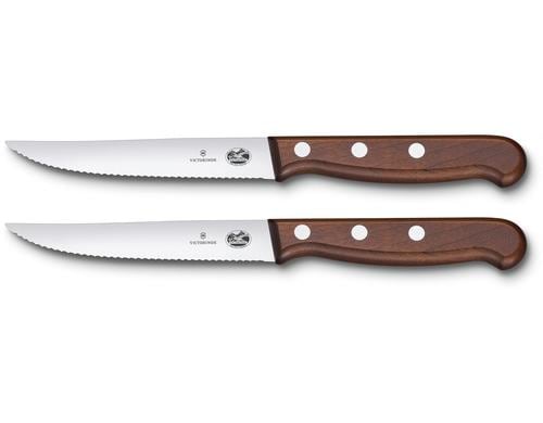 Victorinox Steakmesser Set, 2-teilig Wellenschliff, 12 cm