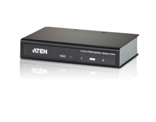 Aten VS182A: 2Port HDMI-Splitter 4096x2160 Ein Signal an zwei Anzeigegeräten