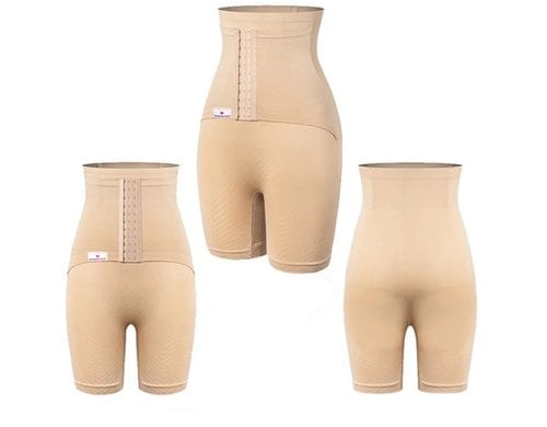Wondermom Postpartum Belly Binder Shorts L - Beige