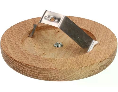 Max Hauri Deckenrosette, mit Federbügel 94mm Durchmesser, Holz