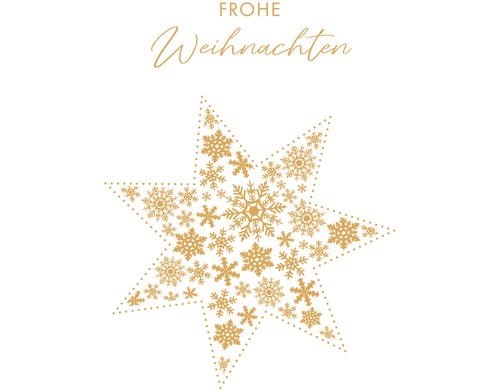 ABC Weihnachtskarten-Set Format A6, 105 x 148 mm, 5 Stück