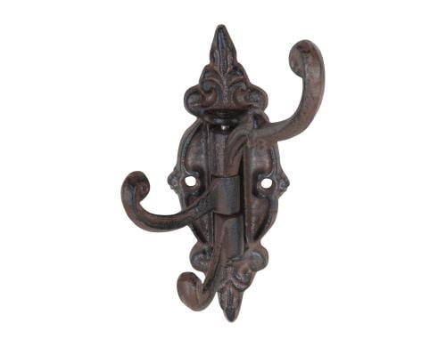 Esschert Design Haken drehbar S Gusseisen, 5,7x9,3x14,2cm