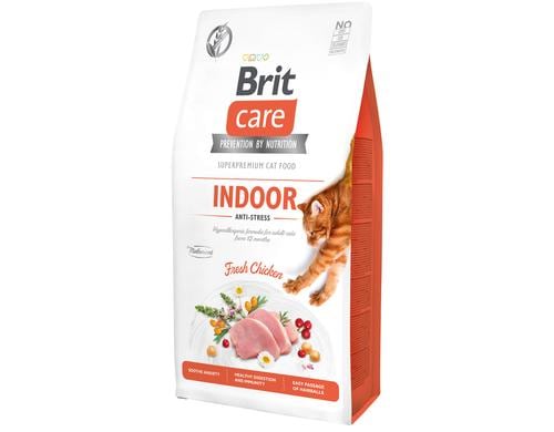 Brit Care Cat Grain-Free Indoor 7kg Anti-Stress