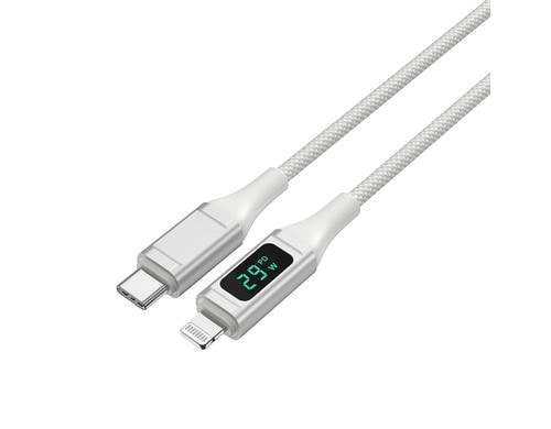 4smarts USB 2.0 USB-C Kabel, 1.5m DigitCord bis 30W, 1.5m, MFI, weiss